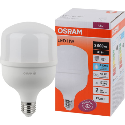 Светодиодная лампа OsramLED HW 30W/865 230V E27 12x1 RU