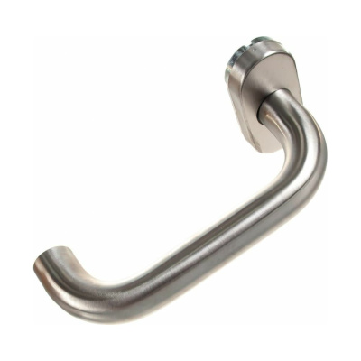 Дверная ручка на овальной розетке PALIDORE UO2203-01/8х8/INOX