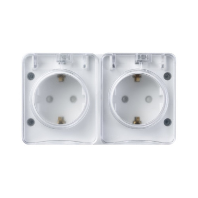 Двойная розетка Systeme Electric AtlasDesign PROFI ATN540126