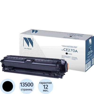 Картридж лазерный NV Print CE270A чер.для HP Color LaserJet M750