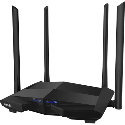 Wi-Fi-роутер Tenda AC10 в оригинальном корпусе черного цвета