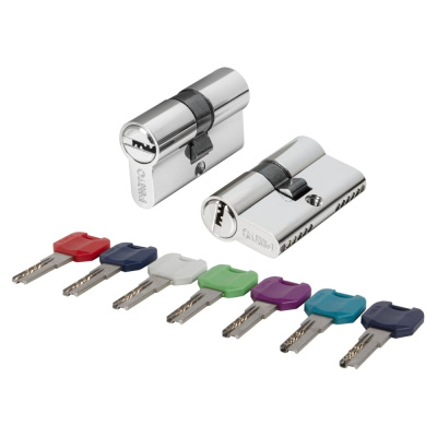 Цилиндровый механизм PUNTO MaxPro7000Key60mm(25+10+25) CP хром 7key