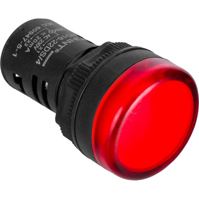 Индикатор CHINT ND16-22DS/2 AC/DC 24В (R) красный (уп. 10 шт.)