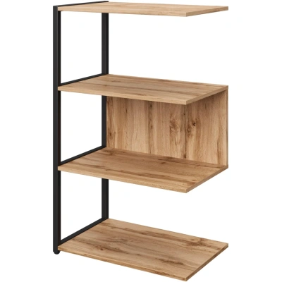 Полустеллаж для документов K-Loft 241H021 645х400х1068 дуб натур/черный
