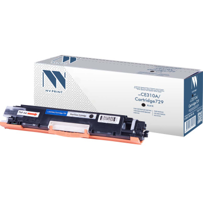 Картридж лазерный NV PRINT (NV-CE310A/729Bk) для HP M175nw/CP1025nw/CANON LBP7010C, черный, ресурс 1200 страниц