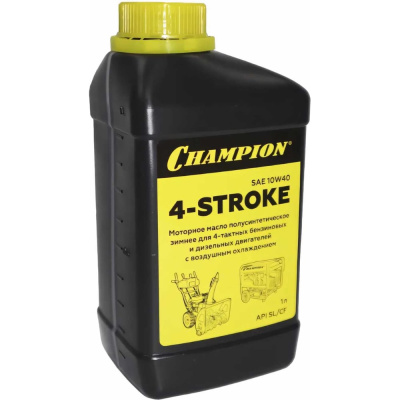 Полусинтетическое зимнее масло для четырехтактных двигателей Champion SAE 10W40 API SL/CF