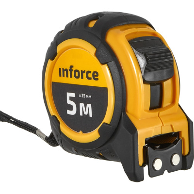 Рулетка компактная 5Х25 Inforce