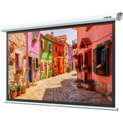 Настенный экран Lumien LEP-100126 Eco Picture 137х192см (рабочая область 104х186 см) (84) Matte White верх.кайма 30 см