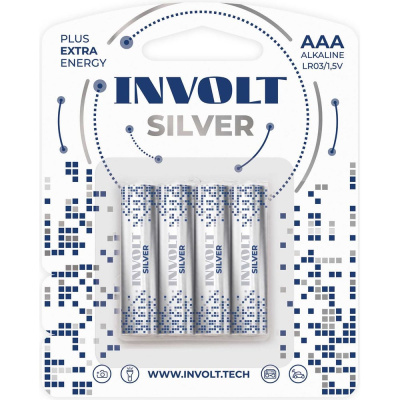 Батарейки INVOLT SILVER AAA (LR03) 48B (коробка - 48 батареек)