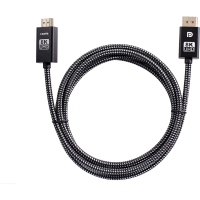 Кабель-адаптер Telecom DP M - HDMI M 8K 60Hz медь 1.8m