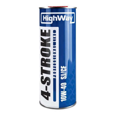 Масло моторное полусинтетическое 4T SJ/CF 10W40 1 л HighWay