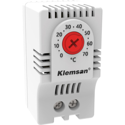 Термостат KLM TM 01 Thermostat Heat регулирование нагревания NC Klemsan
