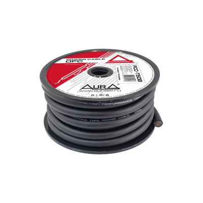 Силовой кабель AurA TOFC, 0AWG 50мм2, 10м. катушка, черный PCC-T50B