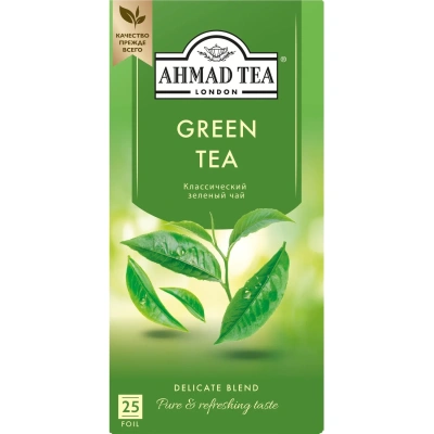 Чай Ahmad Green Tea, 25 пак/упак