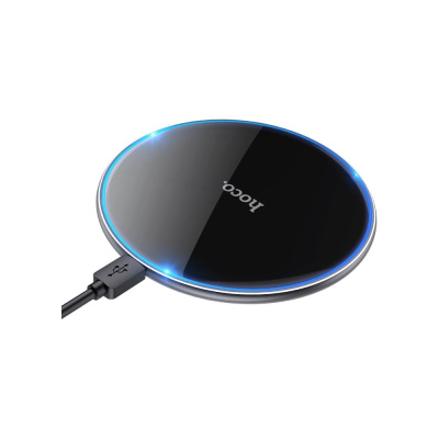 Беспроводное зарядное устройство Hoco cw6 pro easy 15w, 1м (черный)