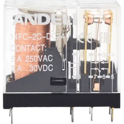 Реле ANDELI JQX-14FC-2C 220V AC