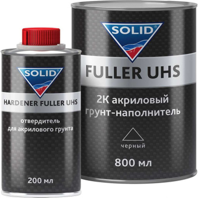 Грунт акриловый SOLID FULLER UHS - двухкомпонентный грунт-наполнитель с высоким содержанием сухого остатка