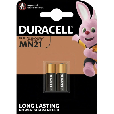 Батарейка Duracell Alkaline MN21 12V BL2 щелочная