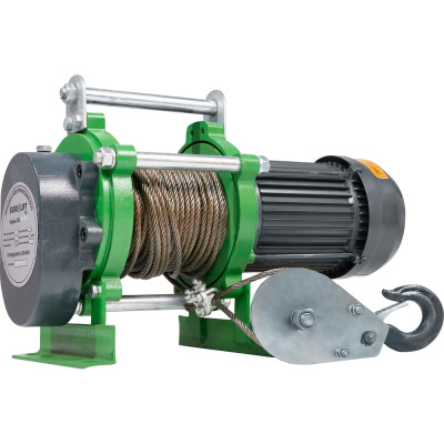 Лебедка электрическая (500/1000кг, 30/15м, U=220v, P1, 50HZ) EURO-LIFT