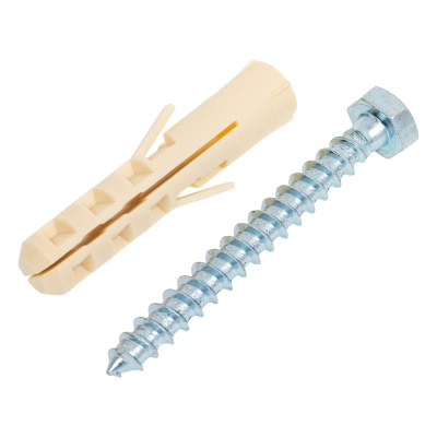 Дюбель SORMAT NAT, 12x50, шуруп 8x70, 15 шт