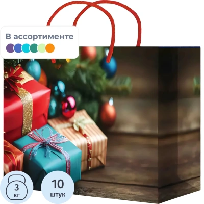Пакет подарочный (560x410x240) XXLH25 9902/9903_НГ 10шт/уп