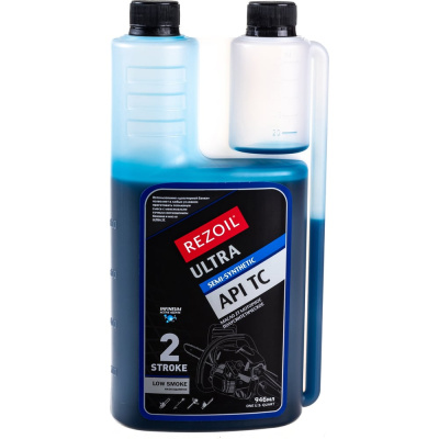 Масло ULTRA полусинтетическое API TC 0.946 л с дозатором для 2-тактных двигателей REZOIL
