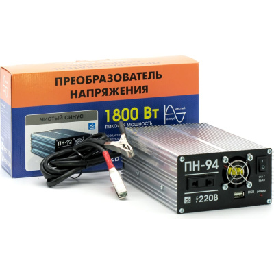Преобразователь напряжения Вымпел ПН-94 24-22, чистый синус, 1800 Вт