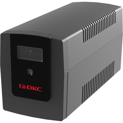 Линейно-интерактивный источник бесперебойного питания DKC серии Info, 1200 ВА/720 Вт, 1/1, 3xSchuko, 2x7Aч