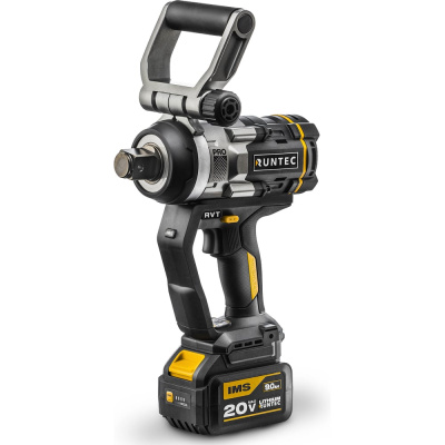 Гайковерт RUNTEC PRO ударный, аккумуляторный, 1, 20В, 2*9Ач, 2300Нм