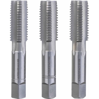 Набор метчиков из 3-х шт. H-Tools М14 шаг 2.0мм DIN352 HSS-G