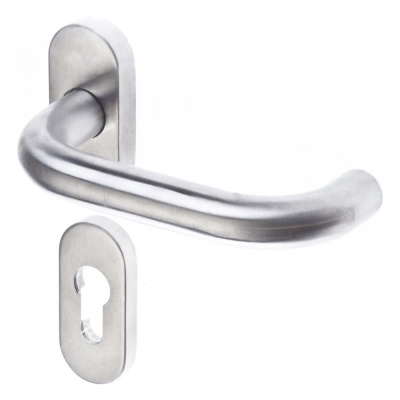 Гарнитур для профильных дверей Doorlock DL 038UR/F PZ U-form Rt