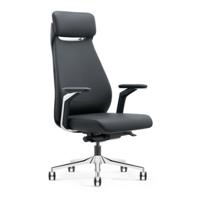 Кресло HAWASAN PREMIUM "X-ONE EX-830", синхромеханизм, алюминий, экокожа, черное, 533239