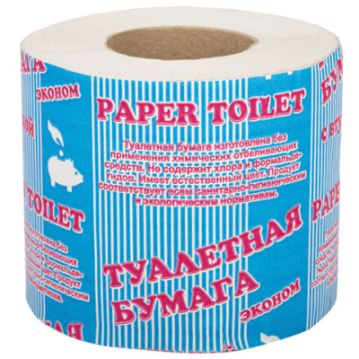 Бумага туалетная бытовая, 30 м, на втулке (эконом), М-2