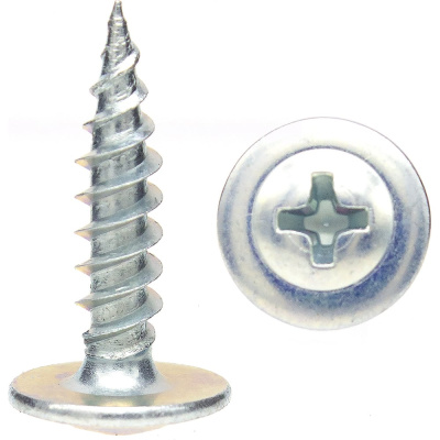 Саморез с прессшайбой BOWT острый, 4,2x19, 500 шт.