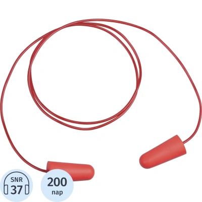 Беруши со шнурком Delta Plus CONICCO2, 200 пар