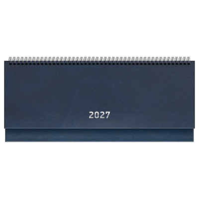 Планинг датированный 2027г., 64л., 285*100, бумвинил, BG, синий