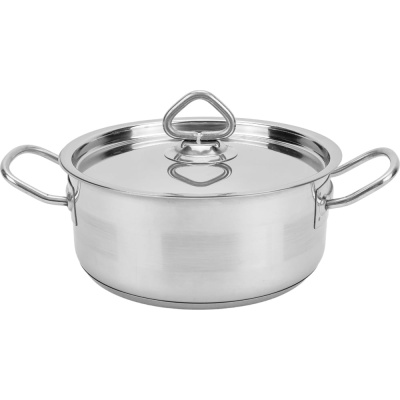 Нержавеющая кастрюля с тройным дном Kitchen Muse SD11808 180х80 мм, 2 л