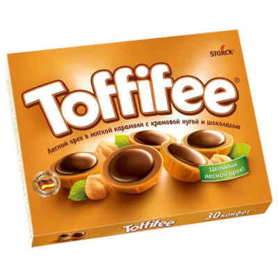 Конфеты шоколадные TOFFIFEE с лесным орехом 250 г, 018745-45/44