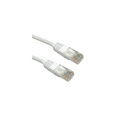 Патч-корд LANMASTER RJ45 - RJ45, 4 пары, UTP, категория 6, 2 м, белый