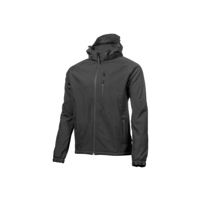 Куртка HOEGERT TECHNIK DITTER SOFTSHELL с капюшоном, черная, S (48)