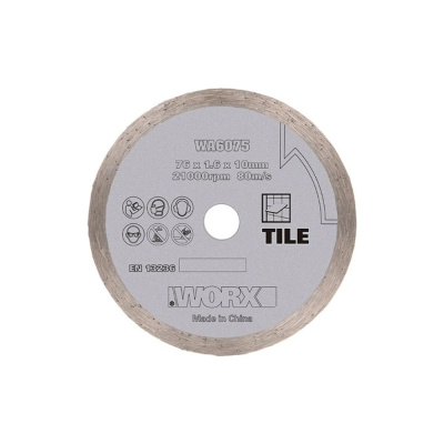 Алмазный пильный диск 76х1.6х10 мм WORX