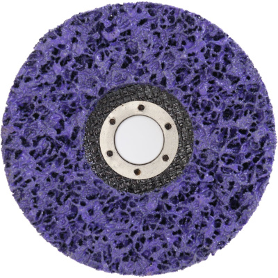 Коралловый зачистной диск на УШМ TILFLEX Coral-Button Wheel