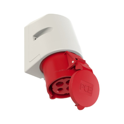 Настенная розетка PCE 32А 380V 3P+E IP44
