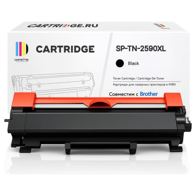 Картридж Solution Print SP TN-2590XL для Brother черный с чипом