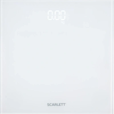 Весы Scarlett SC-BS33E111,напольные,матовая платформа, белый