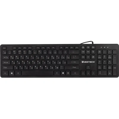 Клавиатура BigTech C-KB002 черная, USB, 104кн BT-JKB-001/C-KB002
