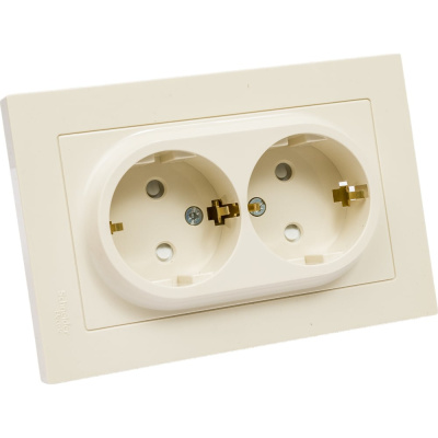 Двойная розетка Systeme Electric AtlasDesign ATN000226