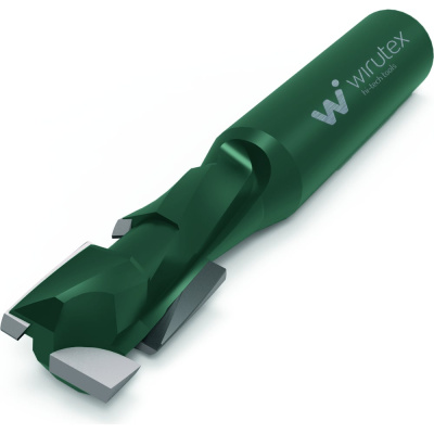 Фреза D12x35 мм, S12 мм, Z1+1 RH, PCD Wirutex