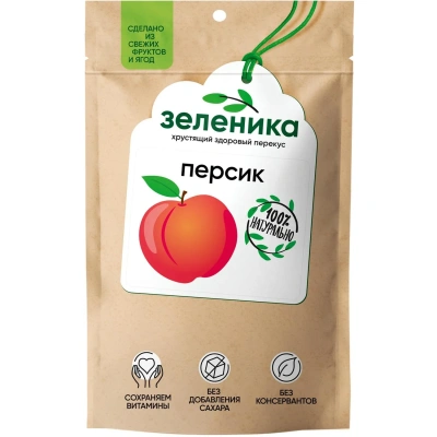 Персик Зеленика Здоровый фруктовый перекус 20 г