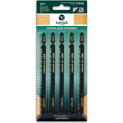 Пилки для электролобзика по древесине MKSS Toolbox MK0910 T344D MKSS